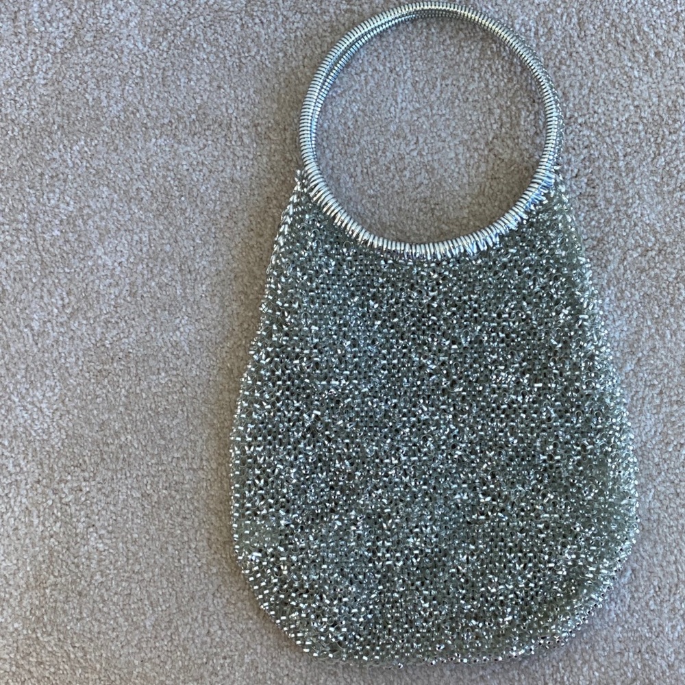 Anteprima Silver Wire Mesh Bag